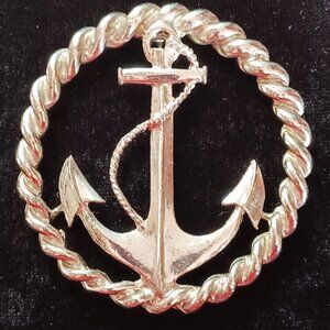 Anchor Brooch Vintage